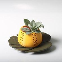 giungla vaso portacandela in piastra casa dagoma la decorazione fiore famiglia pianta piante 3d print model - Mito3D