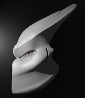 selva depredador yautja máscara 4 variaciones venda malla ojos Opcional juego extraterrestre cosplay casco 3d print model - Mito3D