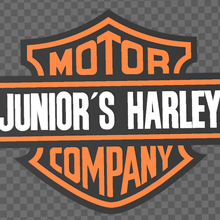 junior's harley 3d print model - Mito3D