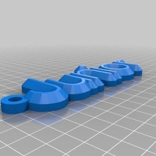 junior keychain customized organization 3d print model - Mito3D