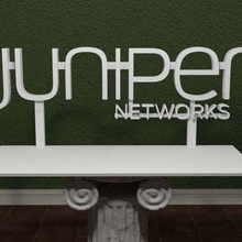 juniper networks, o logotipo a arte sinais de logotipos grupo trabalho pé stand sinal rede líquida jupi internet emblema computador cat6 cat5 impressionante 3dpicks 3d print model - Mito3D