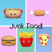 junk food 3d print model - Mito3D