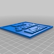 junk mail sign 3d household useful 3d print model - Mito3D