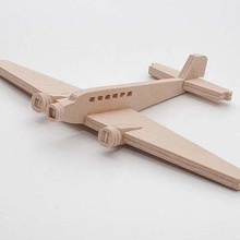 junkers ju-52 semplificato laser cnc gioco i veicoli zenziwerken giocattolo stepcraft compensato lasercut router di aereo 3d print model - Mito3D