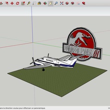 200 jurassic park 3 beechcraft king air çeşitli 3d print model - Mito3D
