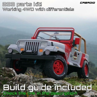 giurassico parco jeep replica pieno 3d stampato rc macchina kit 3d print model - Mito3D