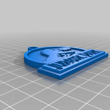 jurassisch Park Schlüsselbund Schlüsselanhänger 3d print model - Mito3D