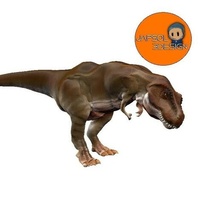 jurassisch Park rexy Modell Rahmen 1 64 jp Rex rex Tyranosaurus Welt heiß Räder Streichholzschachtel 3d print model - Mito3D