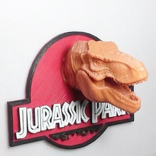 jurassic park divers 3diego cinéma parc globe monde rex le tyrannosaure jurassique 3d print model - Mito3D