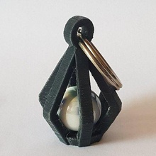 just another marble keychain fashion accessories 3d print model - Mito3D