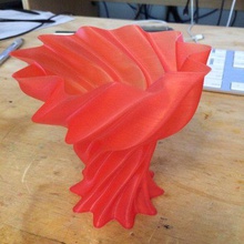 nur eine weitere Spirale vase thingie home Dekor fusion 360 3d print model - Mito3D