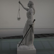 la justicia de mujer art estatua escultura 3d print model - Mito3D