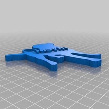 Justin Schmuck angepasst Schlüsselanhänger 3d print model - Mito3D