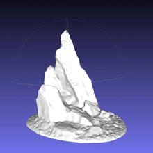 jutting stabby stone outcrop 28mm boulder edge jagged rock terrain toy_game_accessories 3d print model - Mito3D