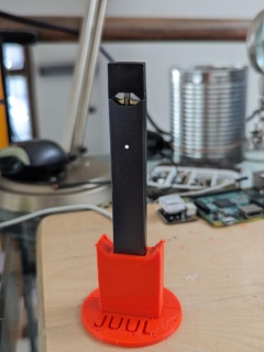 juul USB Laden Dock argencharger Dampfen verdunsten 3d print model - Mito3D