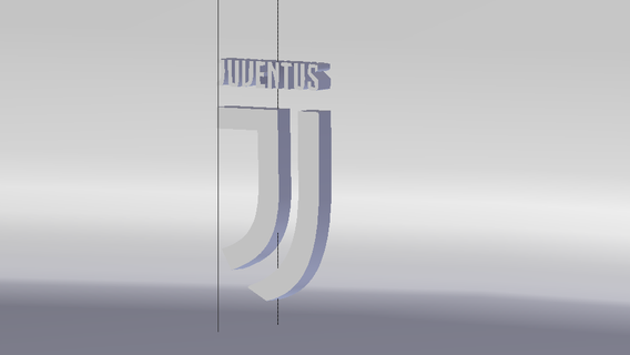Juventus Futbol 3d print model - Mito3D