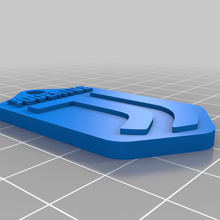 juventus logo llavero 3d_printing 3d print model - Mito3D