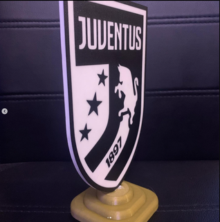 Juventus Turin logo crête manteau bras cr7 fifa21 jeu gamertag 3d impression 3d print model - Mito3D