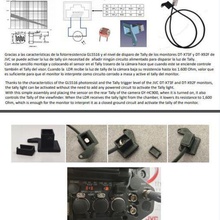 jvc gy-hc900 Folgen tally gadget Kamera sensor-Aufzeichnung monitor-sensor-Aufzeichnung pro externe Aufzeichnung 3d print model - Mito3D