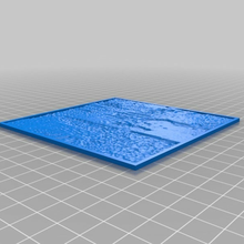 k&j01 large square customized 2d_art 3d print model - Mito3D