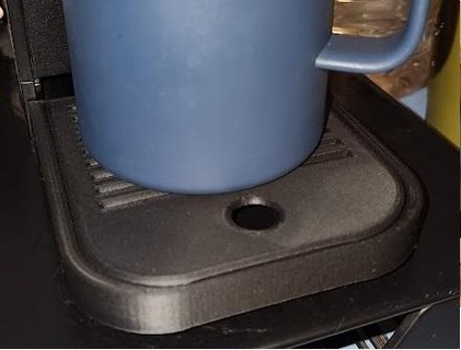schlank tropfen Tablett keurig Kaffee Hersteller 3d print model - Mito3D
