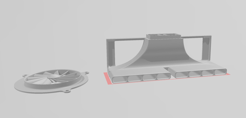 k1 max ventilador lateral izquierda herramientas 3d print model - Mito3D