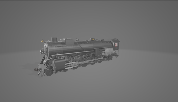 k1 montagne locomotive jeu vapeur chemin fer train wagon rails machinist charbon chaudière cheminée charge passagers ingénierie féroce gare chauffeur machine tendre 3d print model - Mito3D