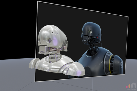 k2 Star Kriege Roboter sci fi 3d print model - Mito3D