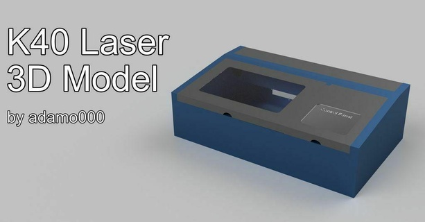 k40 co2 laser cutter engraver cnc 40w machine tools 3d print model - Mito3D