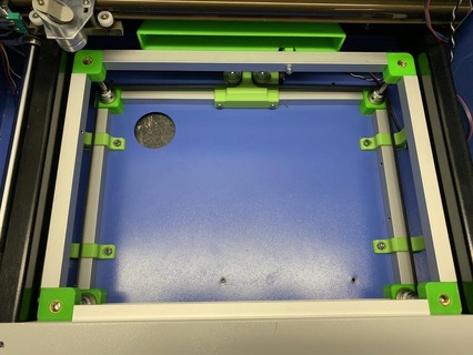 k40 lazer tüzük araba sürmek Motorlu tablası chinalaser co2 laser Lazer kesimi masası masa kendin yap 3d print model - Mito3D