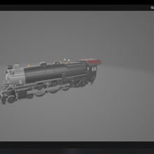 k4 Pacifico locomotiva locomotive 3d print model - Mito3D
