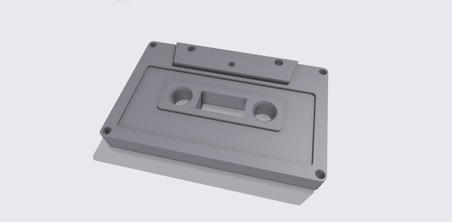 k7 80 porta chaves prenda decora musica nostalgia cassete decor moda arte bandas artedeco 3d print model - Mito3D