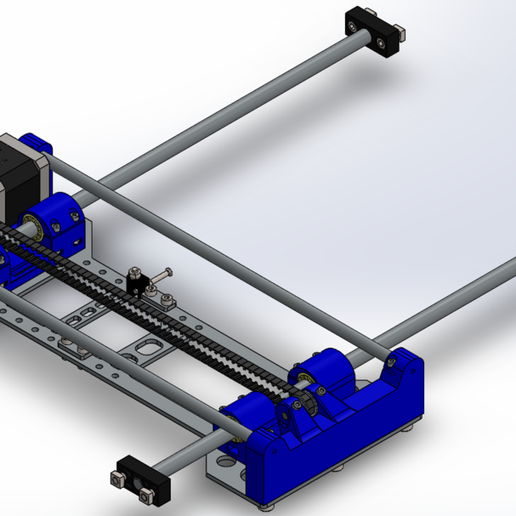 k8200 eixo reconstruir gt2 rolamento cinto igus linear velleman 3drag x axis y 3d_printer_parts 3D print model - Mito3D