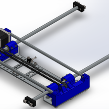 k8200 axis rebuild gt2 bearing belt igus linear velleman 3drag x-axis y-axis 3d_printer_parts 3d print model - Mito3D