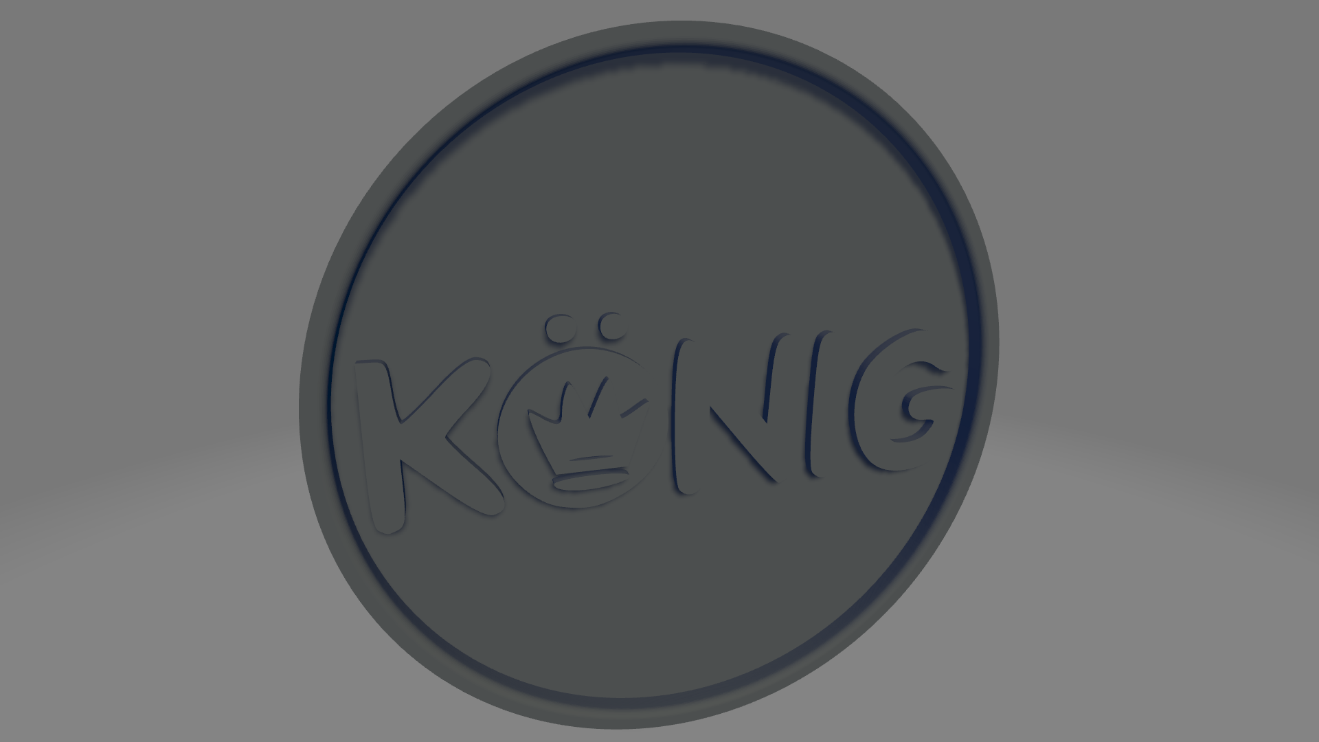 k nig coaster 3D print model - Mito3D