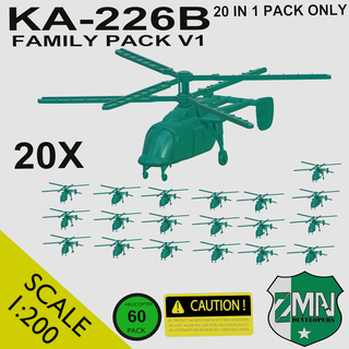 ka 226b 20 1 v2 elicotteri ka226 226 kamov elicottero rotorcraft sla Russia resina 3d print model - Mito3D