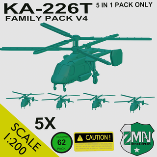 ka-226t 5 1 v4 helicopters ka226 3d print model - Mito3D