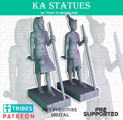 ka statues game tabletop miniatures roleplaying fallout d&d dnd pathfinder rpg 3d print model - Mito3D