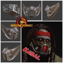 kabal mask mortal kombat 11 - kano secret weapon armor helmet cosplay mk11 mkx mk9 scorpion sub zero reptile noob saibot ermac chamilion smoke 3d print model - Mito3D