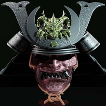 kabuto iv art mask japanese art collectible ornamental helmet kabuto dragon samurai sla resin decor sculpture decoration mempo helm feudal armor