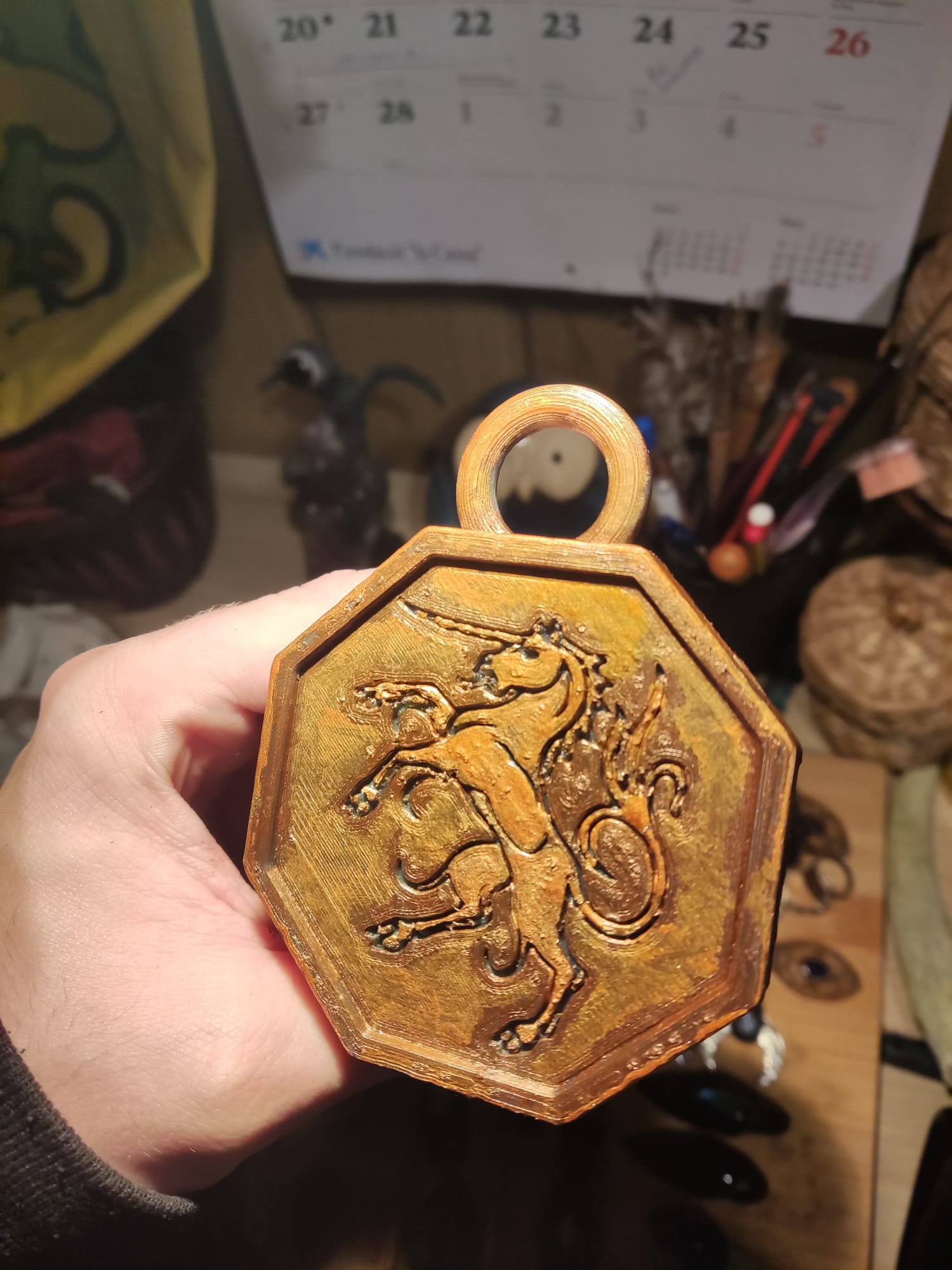 kaedwen brujo medalla larp monstruo Brujo geralt medieval fantasía 3D print model - Mito3D