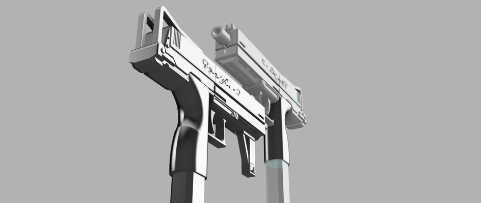 kafka's twin pistols anime kafka 3d print model - Mito3D