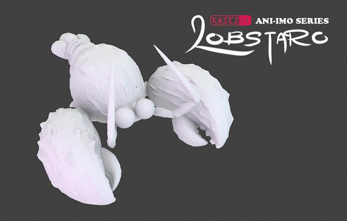 Kaiei 3d ani imo Series lobstaro kaiei3d impressão lagosta 3d print model - Mito3D