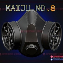 kaiju 8 maschera anime cosplay protettivo gioco no8 kafka hibino mostro jujutsu kaisen 3d print model - Mito3D