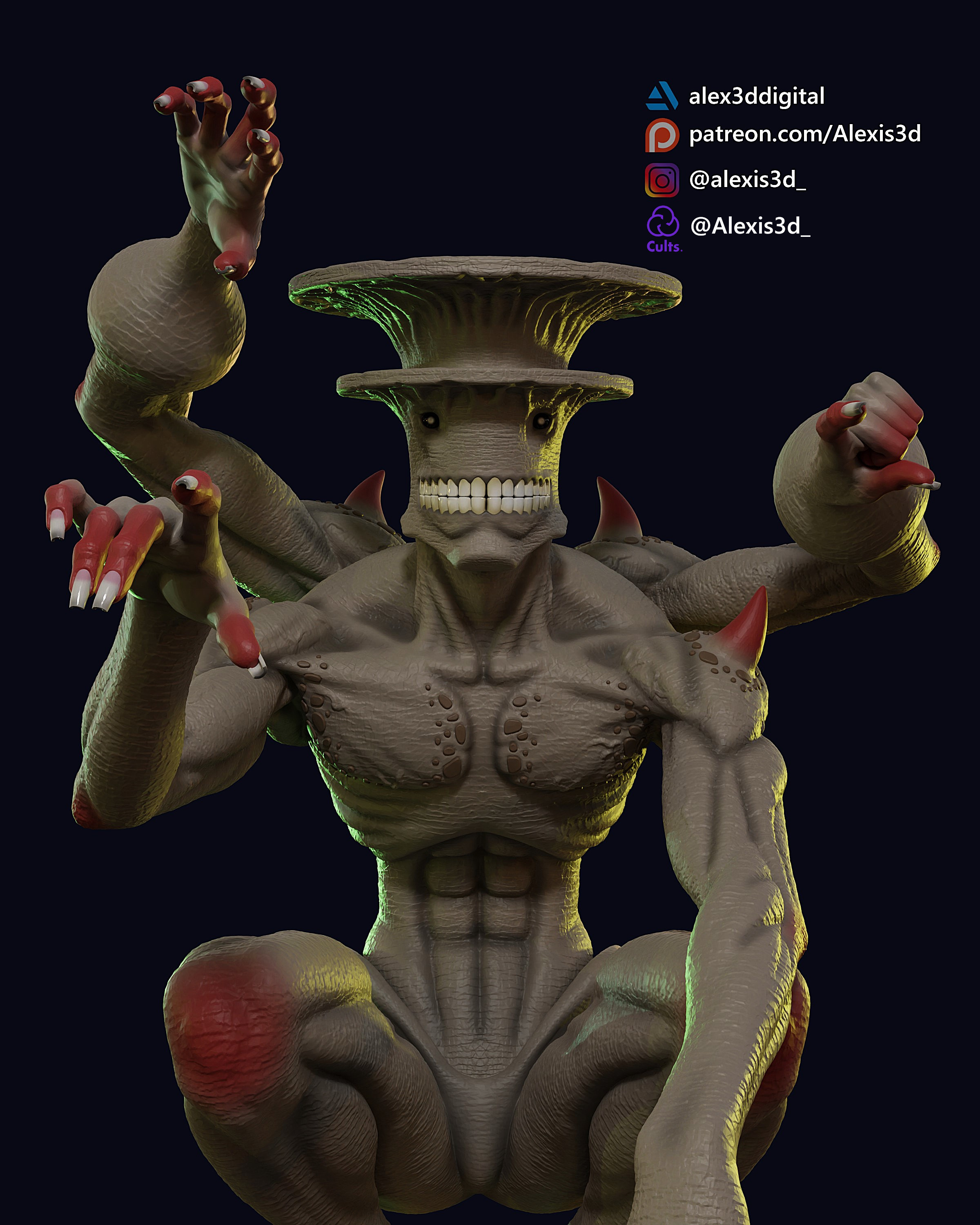 kaiju n9 arte n8 kafka hibino anim coleccionable arte fan 3D print model - Mito3D