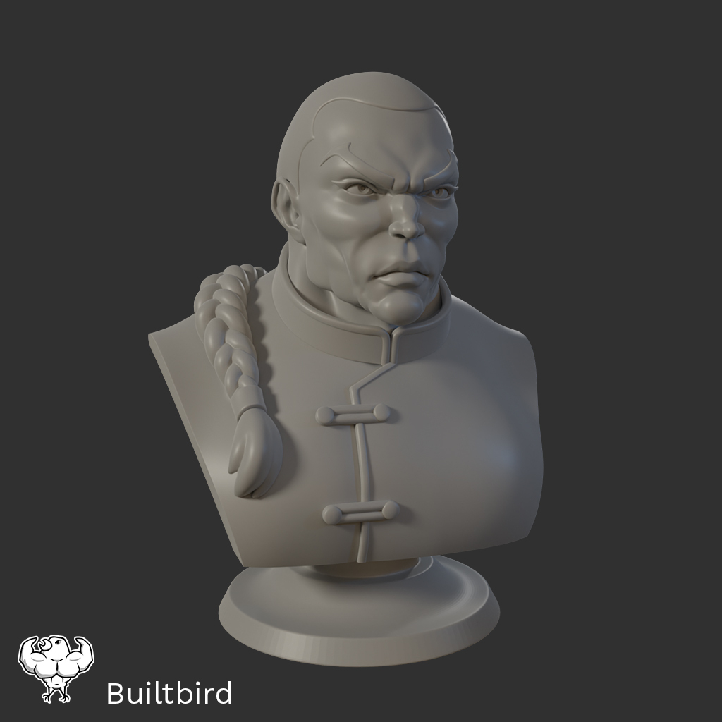 retsu fracasso baki manga anime lutador hanma figura marcial artes 3D print model - Mito3D