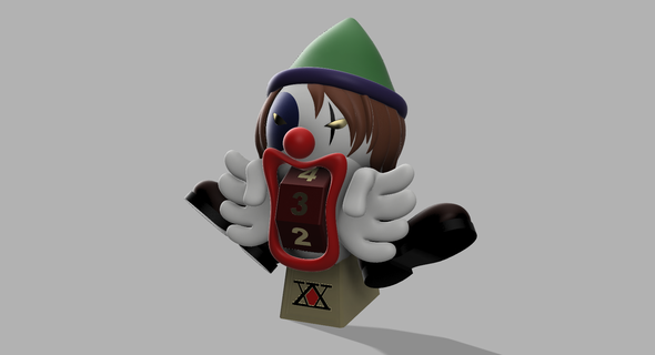 kaito clown hunterxhunter cosplay cacciatore gon killua figura 3d print model - Mito3D