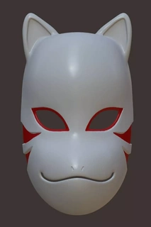 Kakashi Anbu maske Kostüm oyunu Naruto Kitsune 3d print model - Mito3D