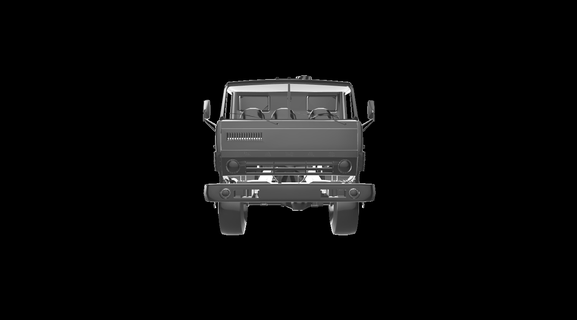 Kamaz 43101 Autos LKW Wagen Lastwagen Tanker Traktor kommerziell Fahrzeug Autotransporter camion lkw lastwagen 3d print model - Mito3D