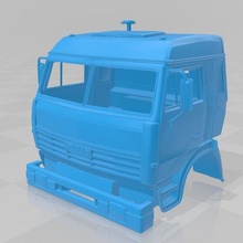 kamaz 45142 stampabile cabina del camion gioco 1-32 1-24 1-18 1-14 1-10 la deriva crawler miniz shell di controllo hobby radio rc tamiya scalextric slot 3d print model - Mito3D